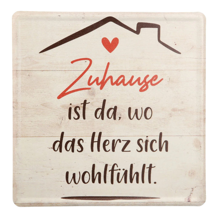 Metall Schild 'Zuhause'