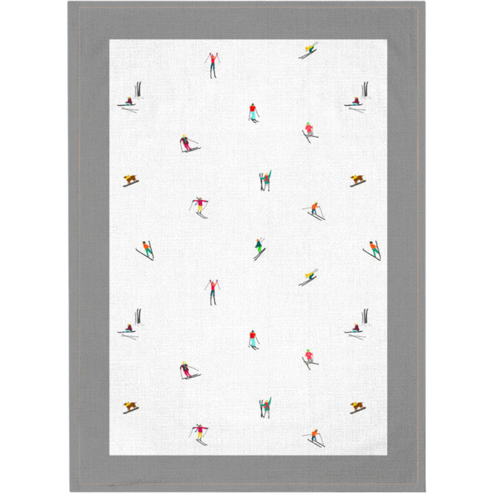 Geschirrtuch "Mini-Skifahrer"