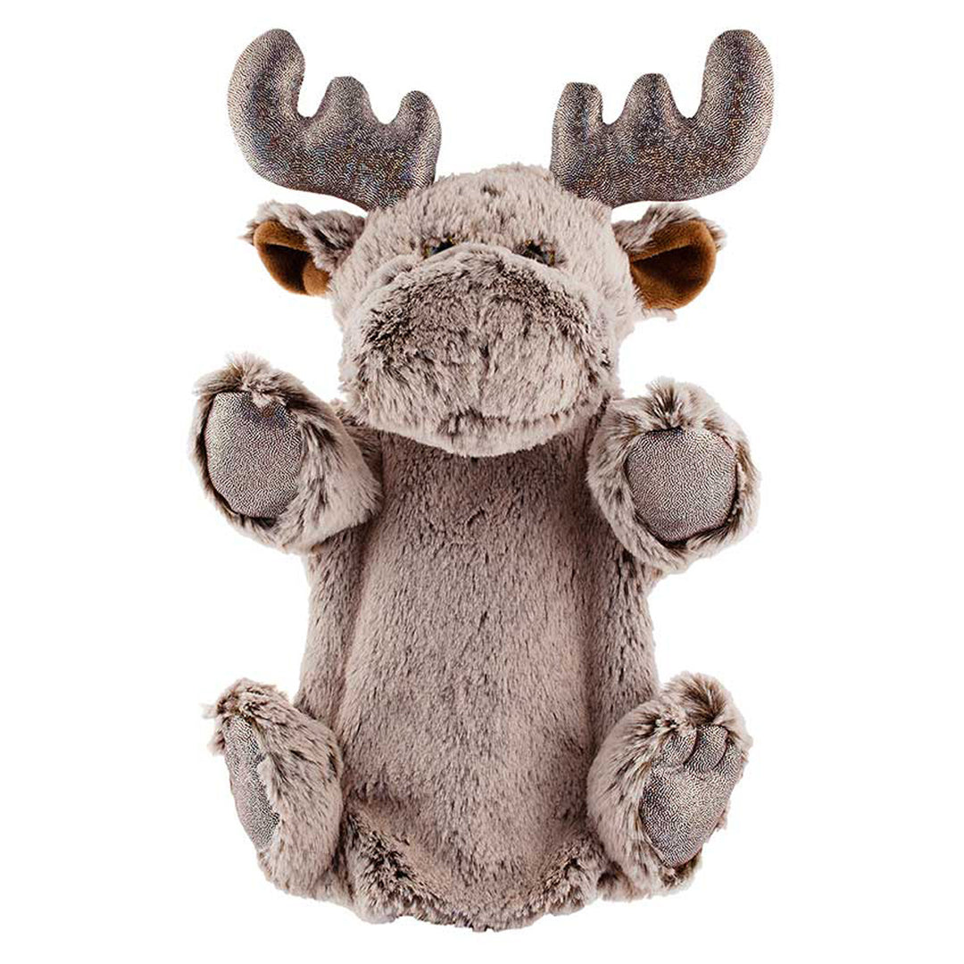 plush hand puppet moose