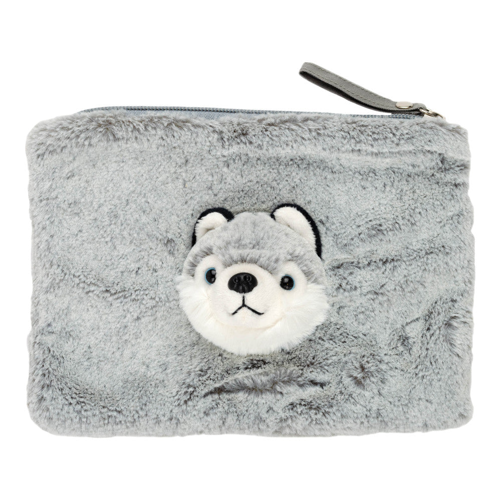 Plüschtäschchen Husky