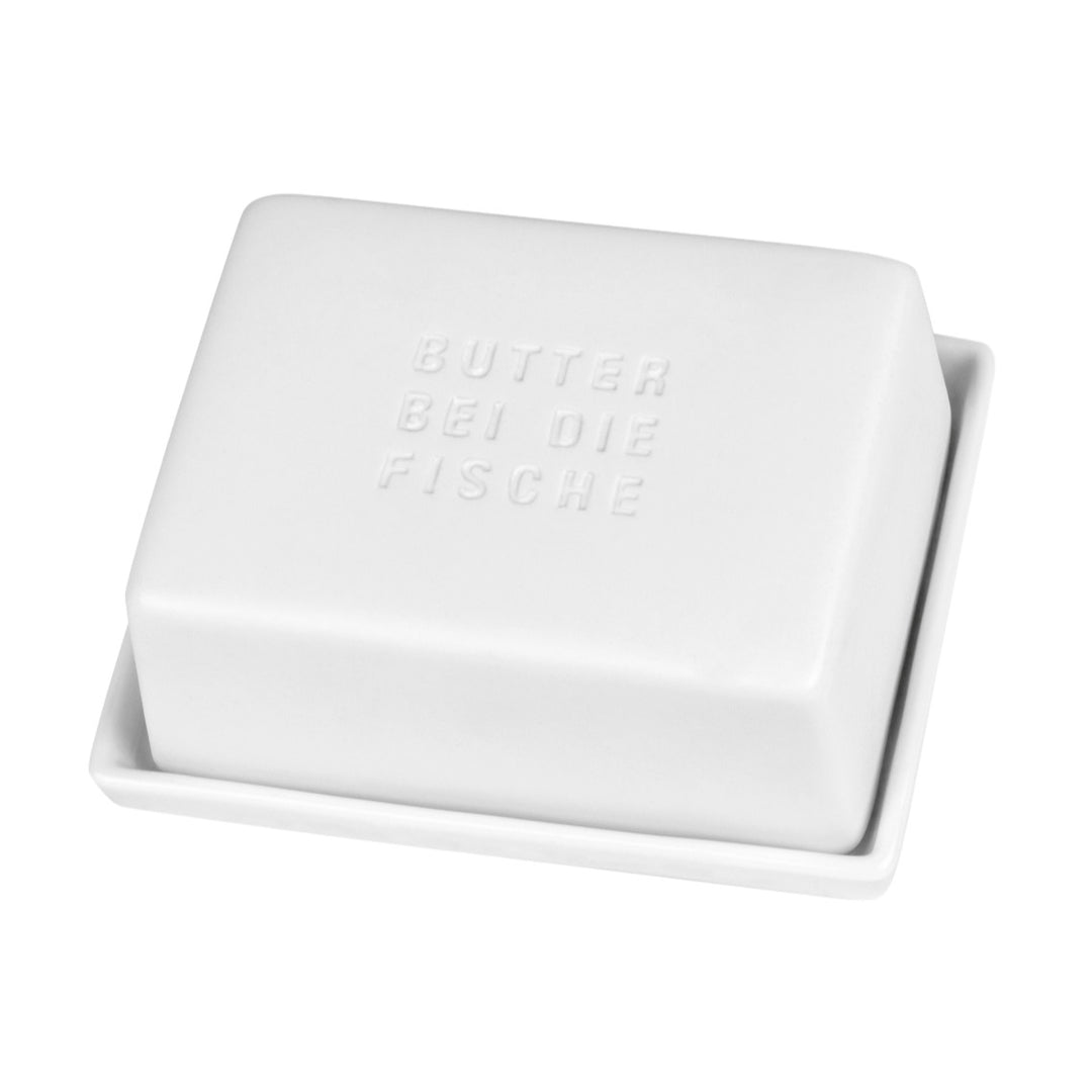 Butterdose "Butter bei die Fische"