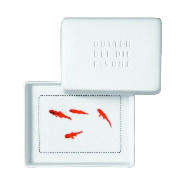 Butterdose "Butter bei die Fische"