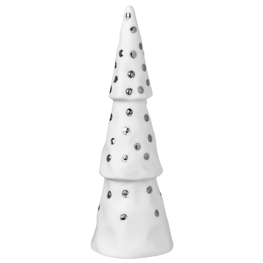 Weihnachtswald Set 4 Stk. Silber