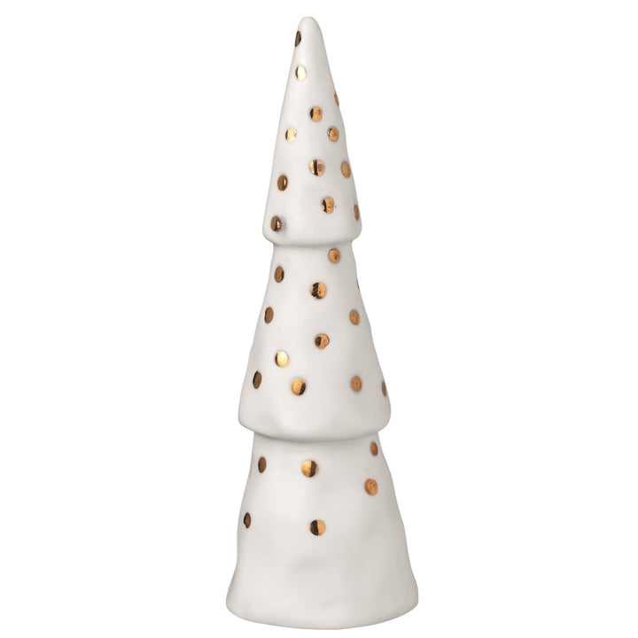 Winterstadt Weihnachtswald Set 4 Stk. gold