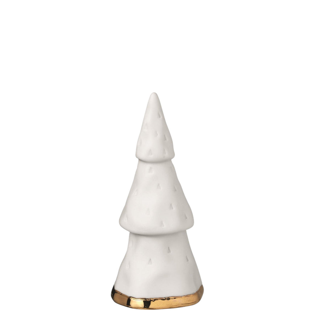 Winterstadt Weihnachtswald Set 4 Stk. gold