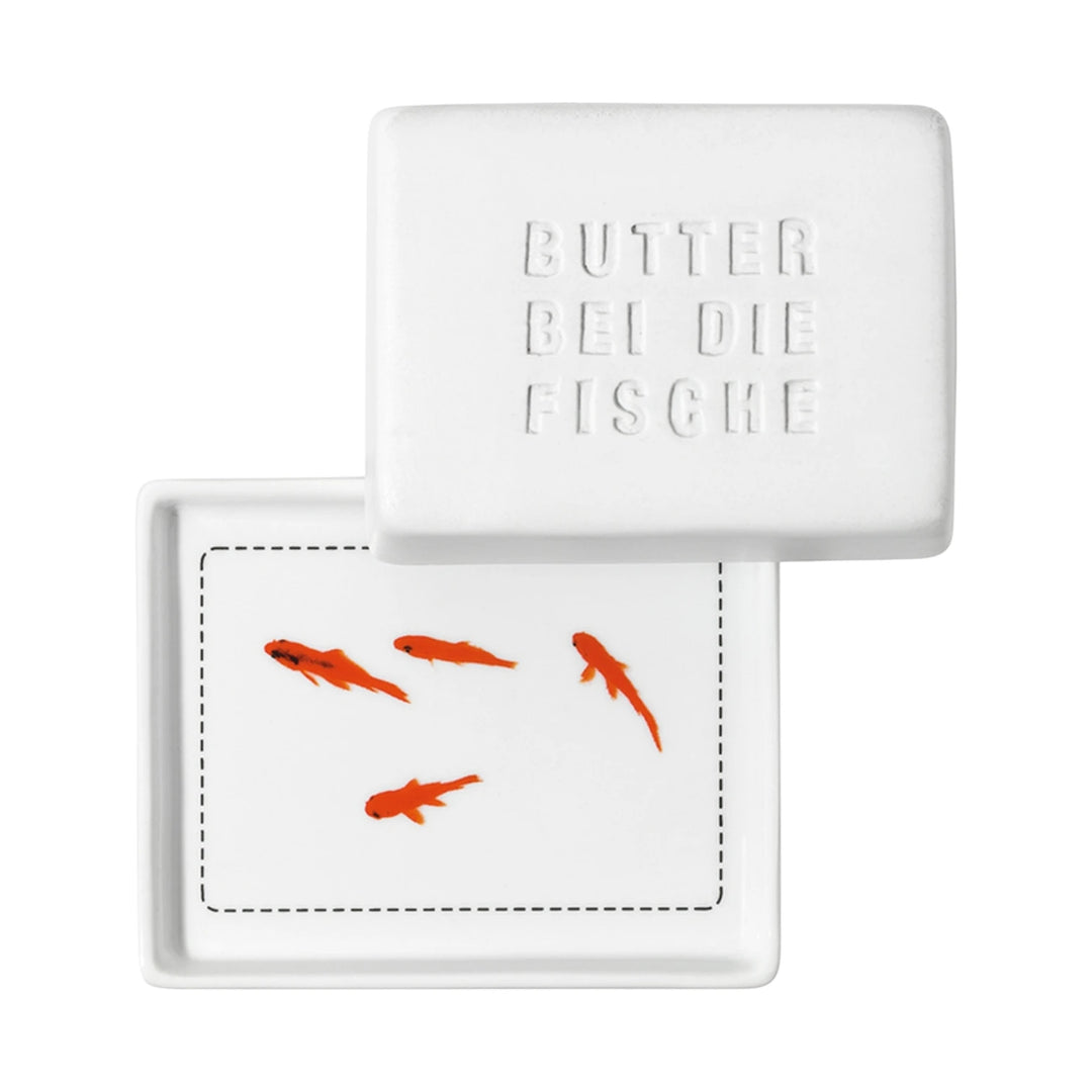 Butterdose 1/4 "Butter bei die Fische"