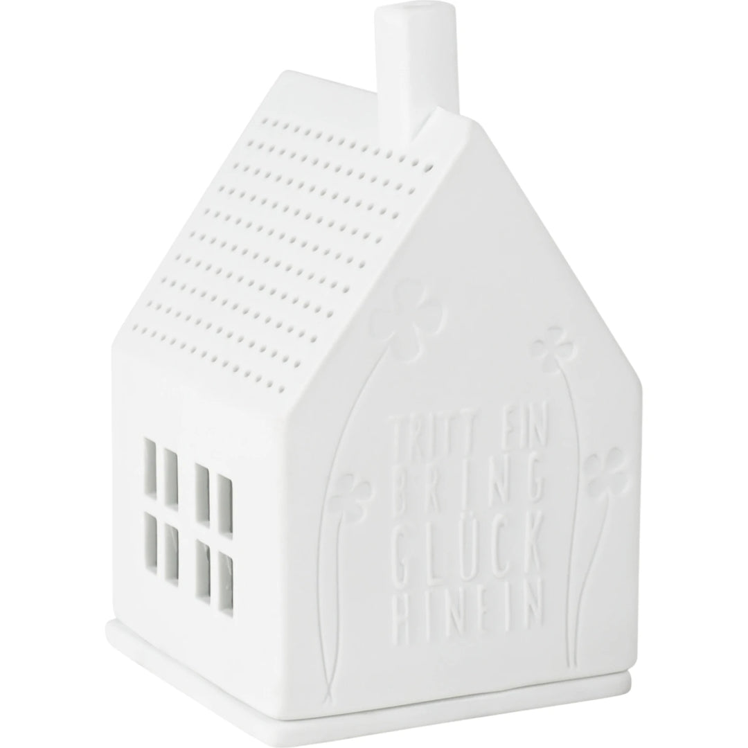 Lichthaus "Tritt ein bring Glück hinein"