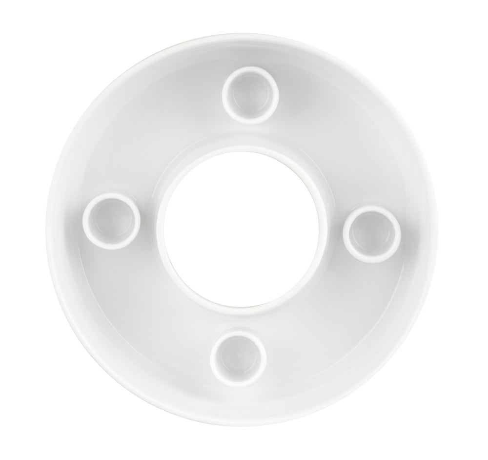 Porzellan-Kranz Stabkerzen "Wunder kommen"