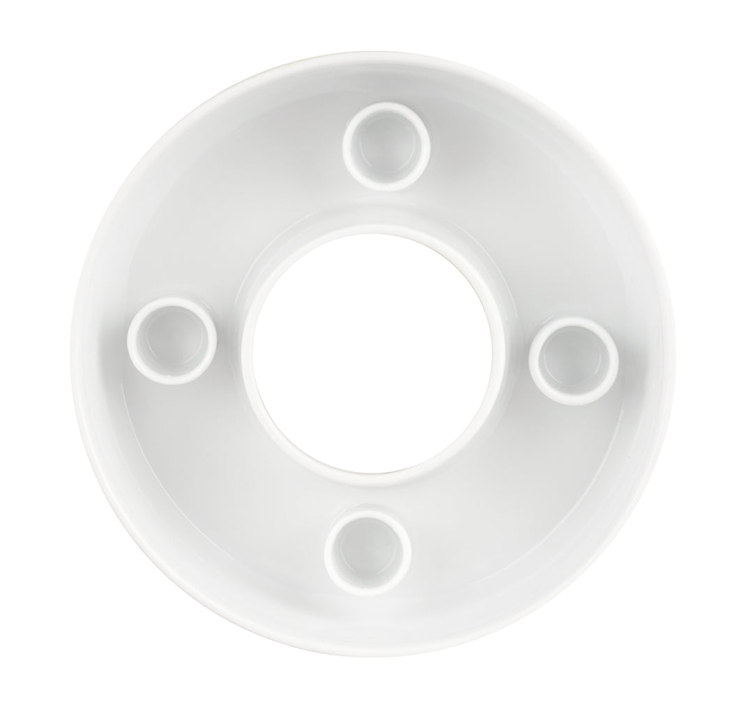 Porzellan-Kranz Stabkerzen "Wunder kommen"