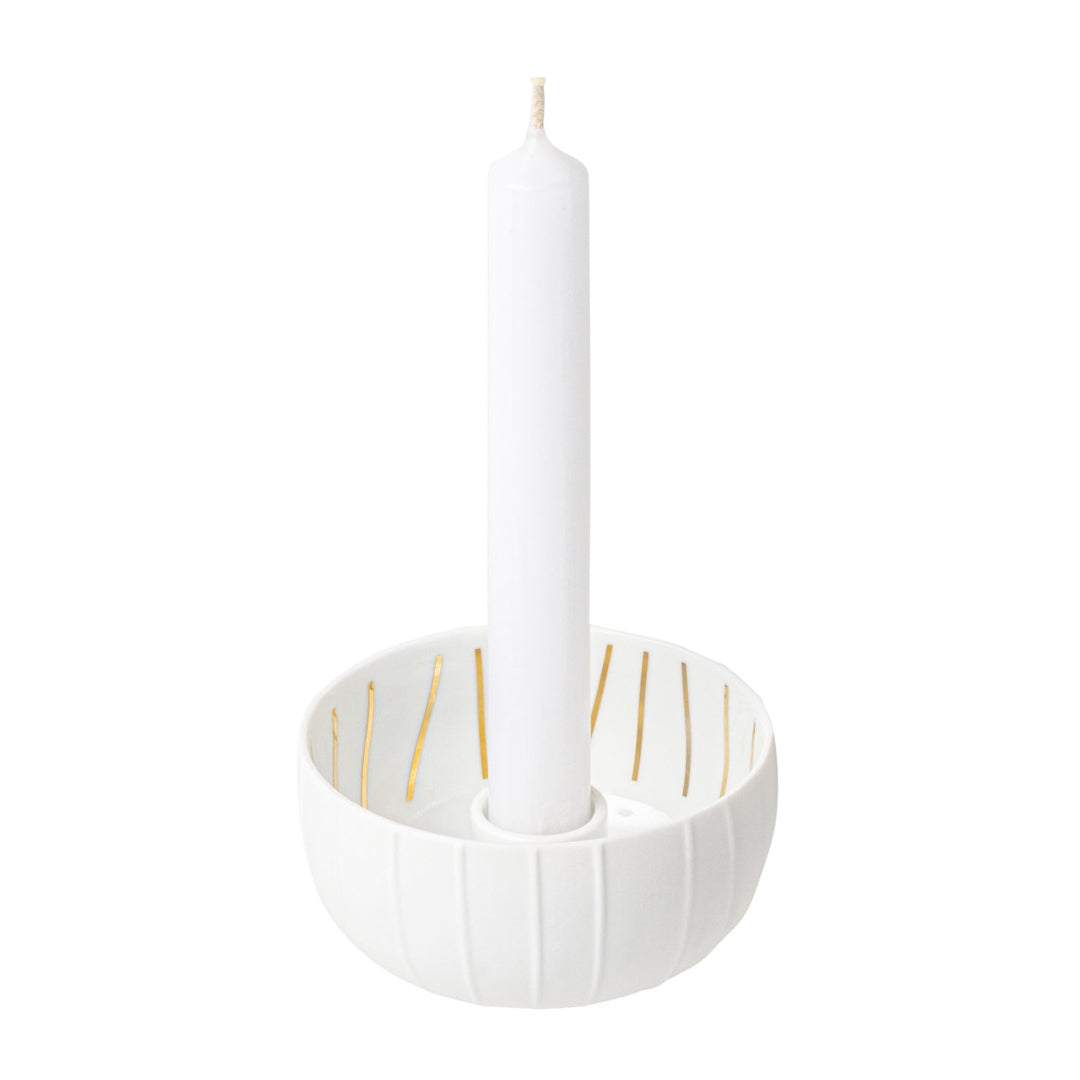 Kerzenschälchen "Streifen"