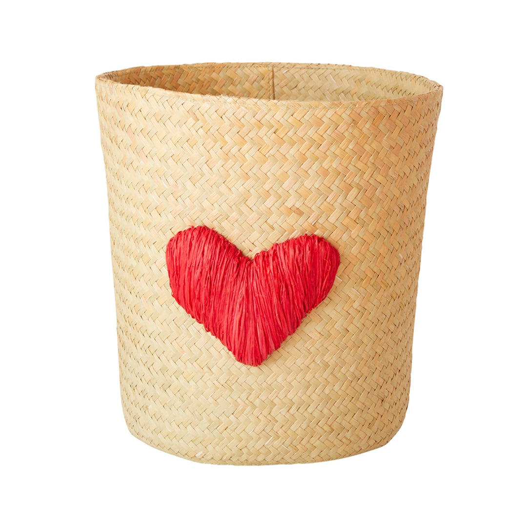 Small raffia basket - natural