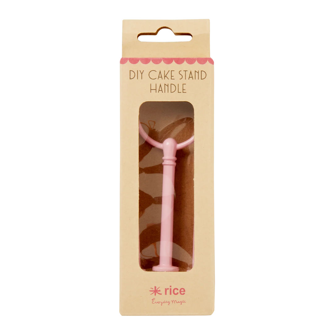 DIY Etagerenstange - Pink Cake stand handle