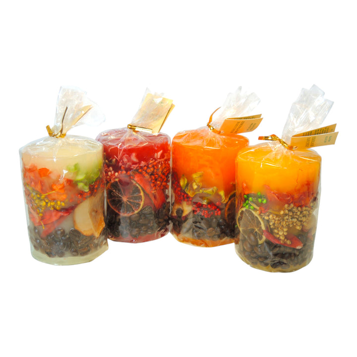 Duftkerze mit echten Früchten 100x70mm