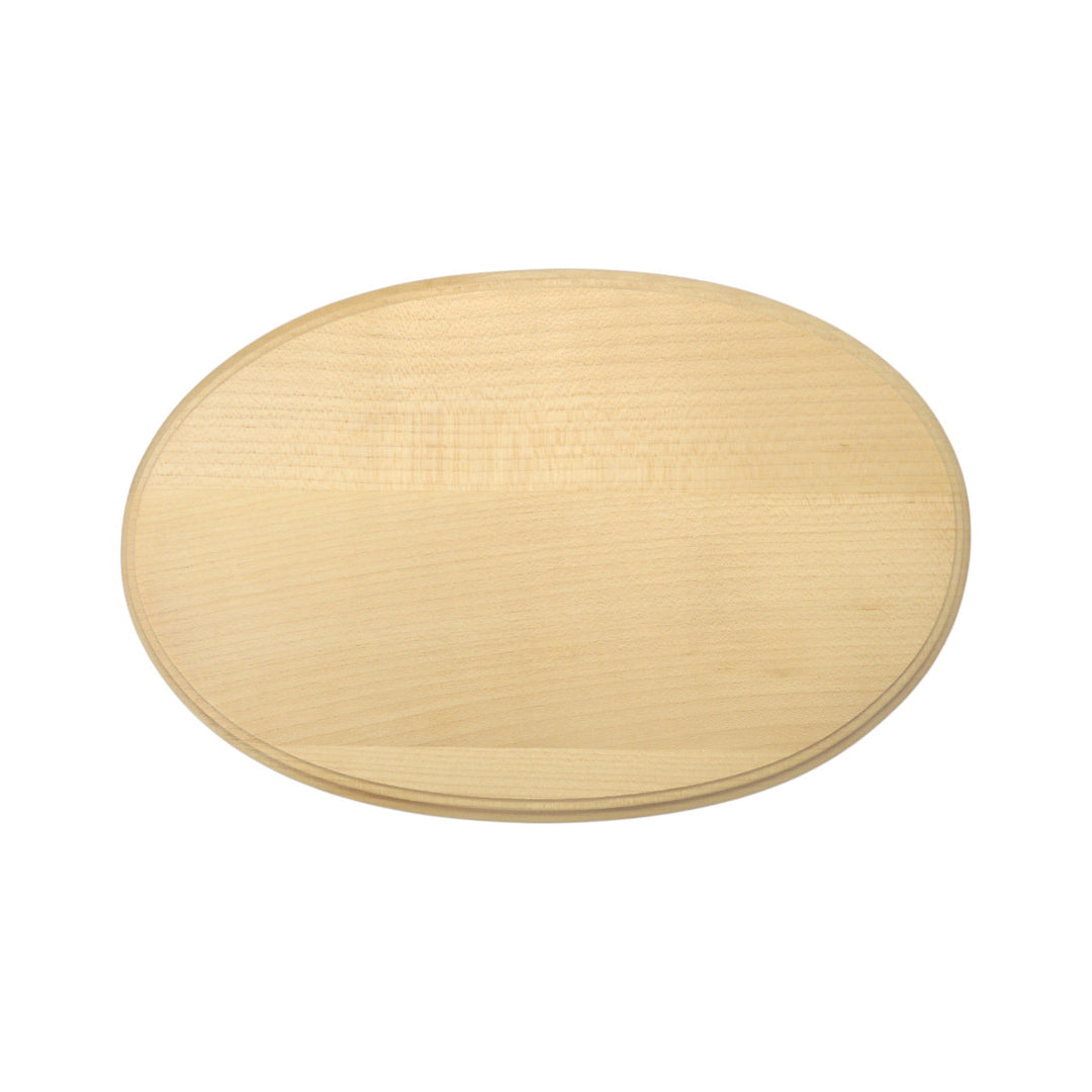 wooden board oval approx. 26 x 18 cm