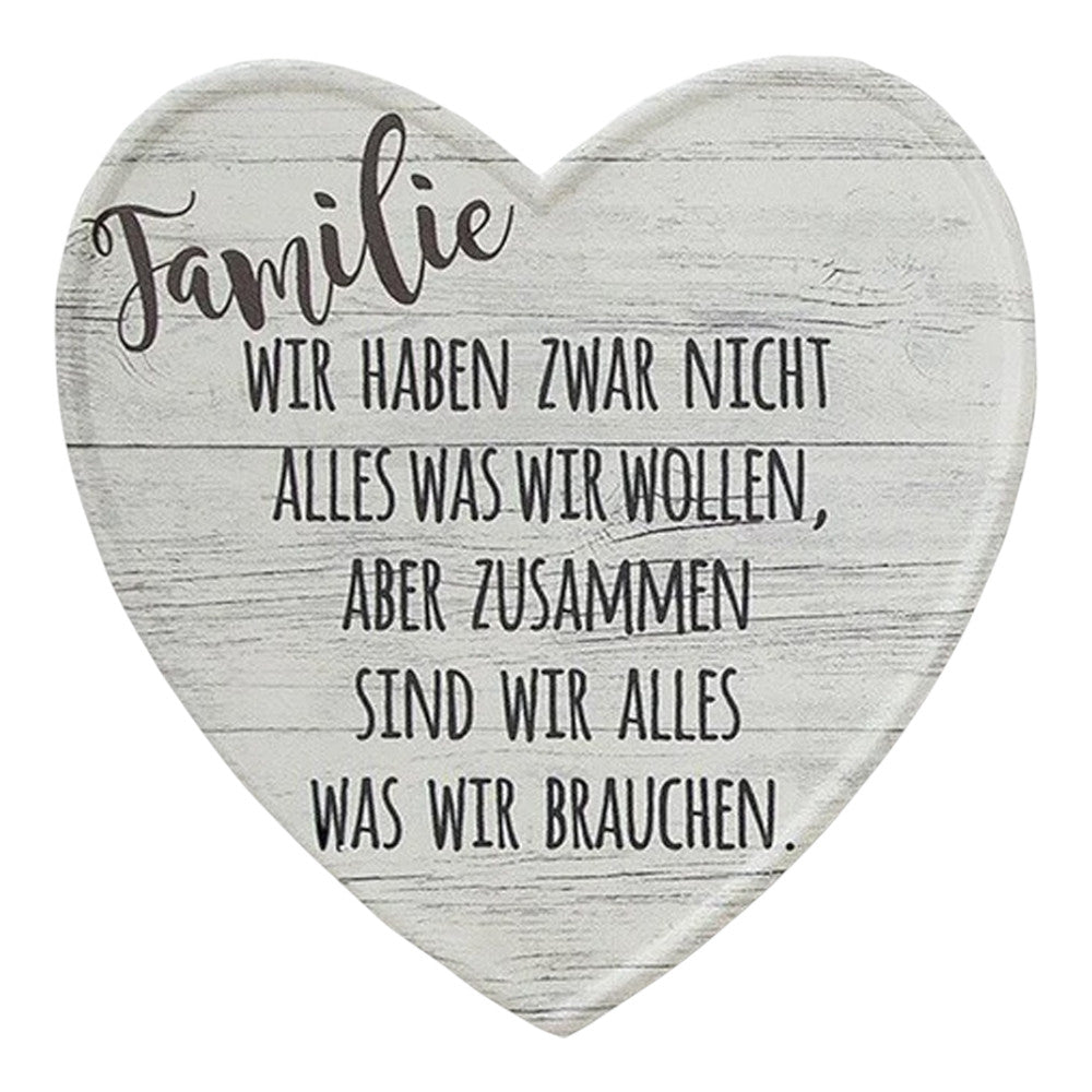 Schild Weisheit "Familie"