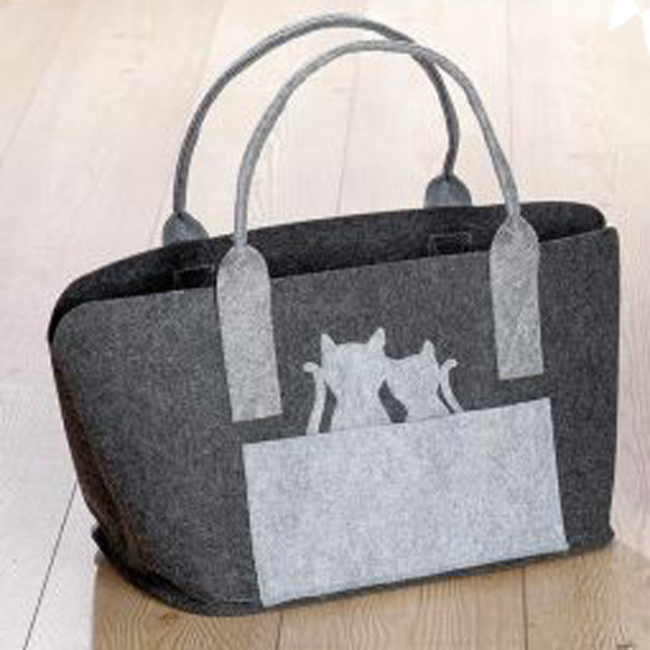 Filz Tasche "Katzenpaar"