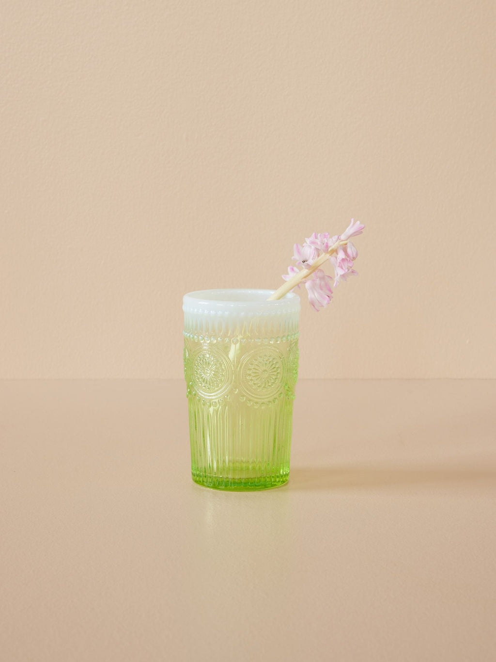 Water glass "Drinking Milky" green - 340 ml