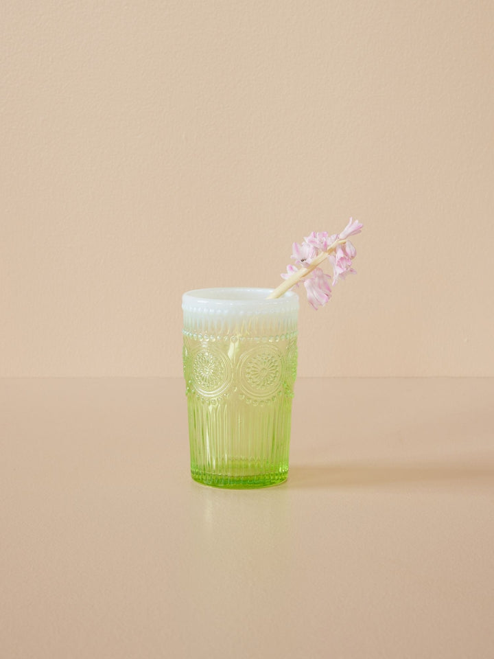 Water glass "Drinking Milky" green - 340 ml