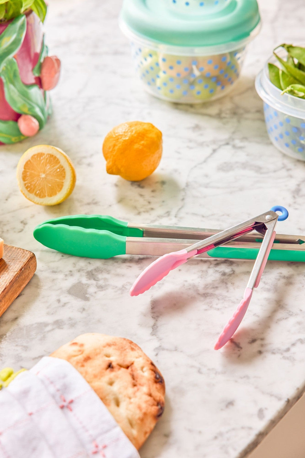 Silikon Küchenzange – Pink – klein