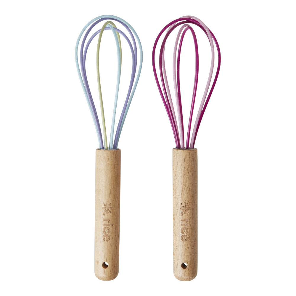 Silikon-Schneebesen in 2 verschiedenen Farben – Klein