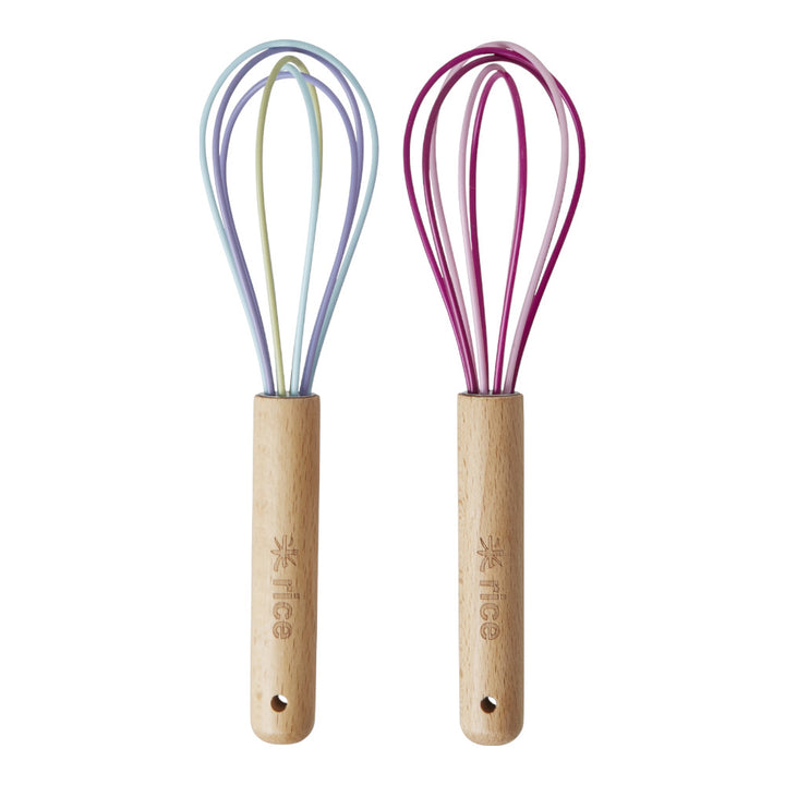 Silikon-Schneebesen in 2 verschiedenen Farben – Klein