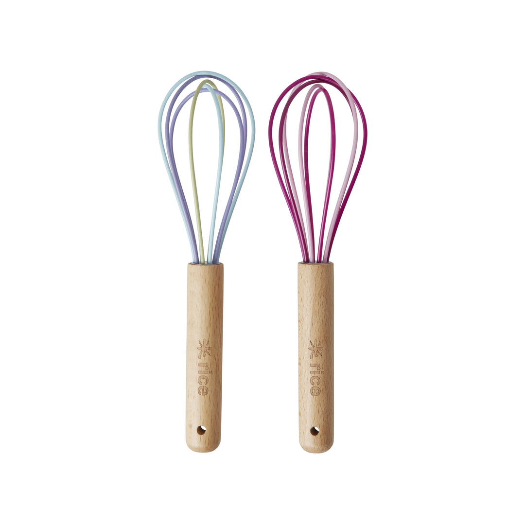 Silikon-Schneebesen in 2 verschiedenen Farben – Klein