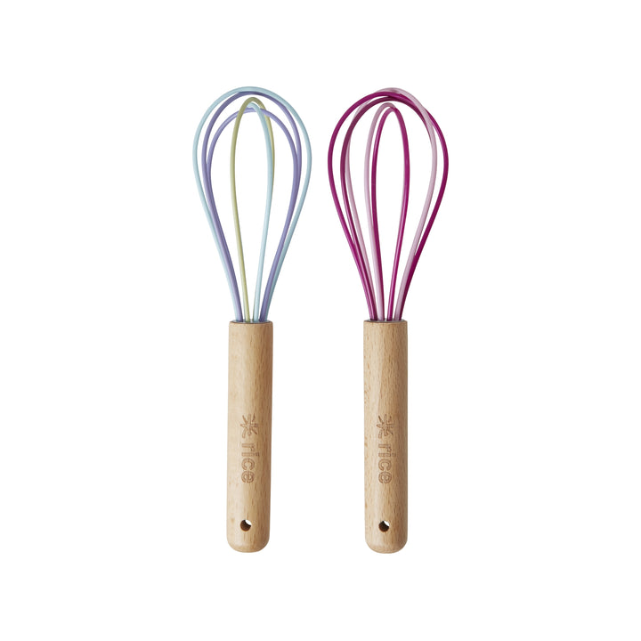 Silikon-Schneebesen in 2 verschiedenen Farben – Klein