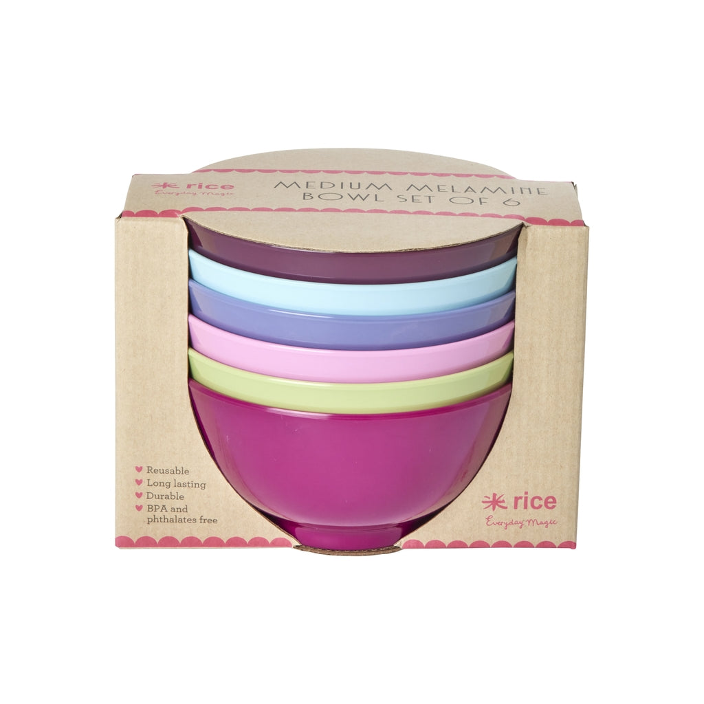 Medium Melamine Bowl in 6 Different Colors – 700 ml