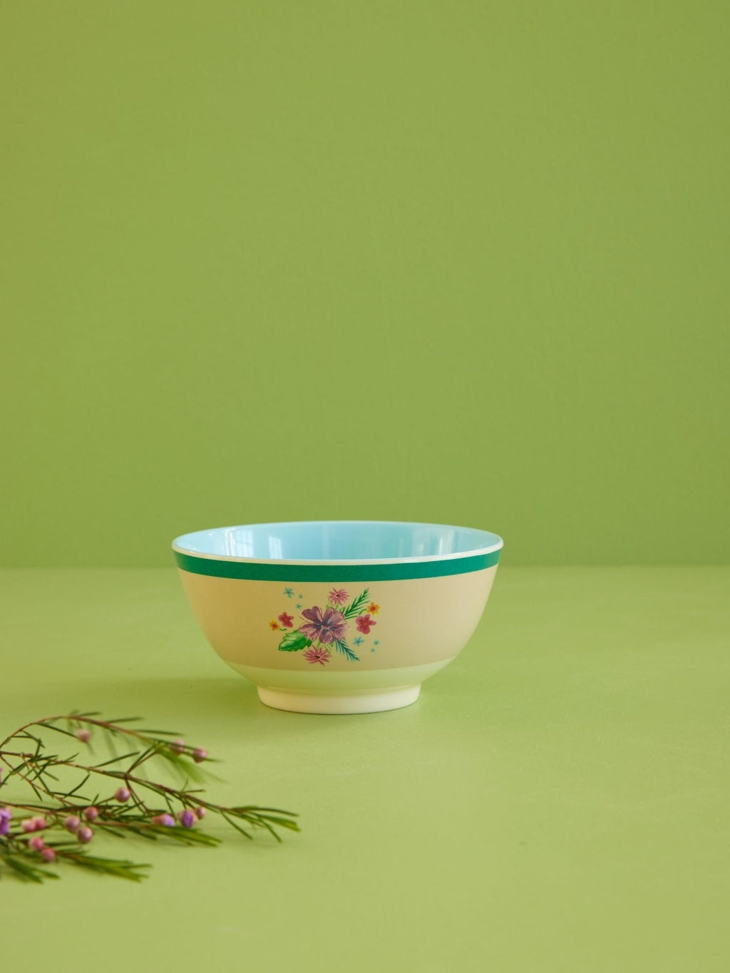 Melamine bowl with Arda Bloom print – medium – 700 ml