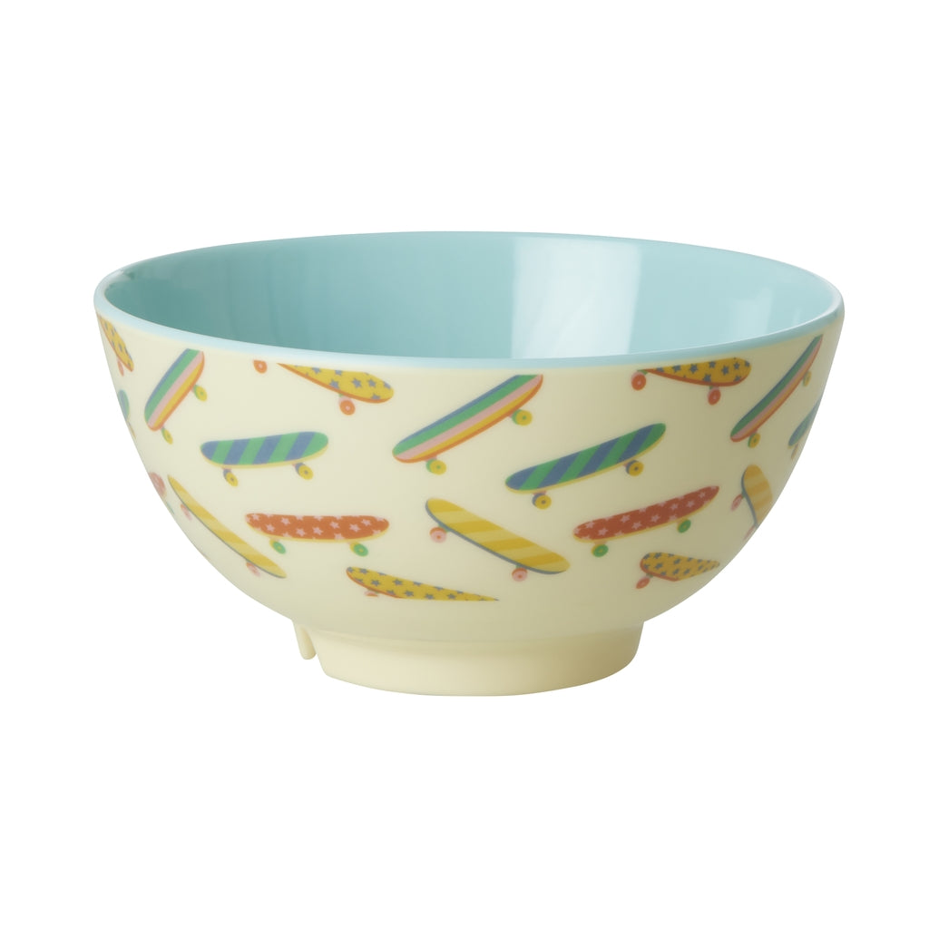 Melamine Bowl with Skateboard Print – Medium – 700 ml