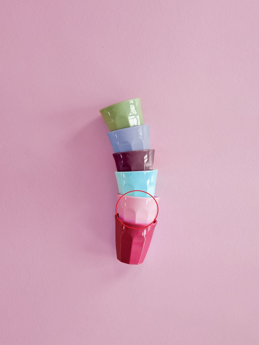 Melamine espresso cups in various colors – 80 ml