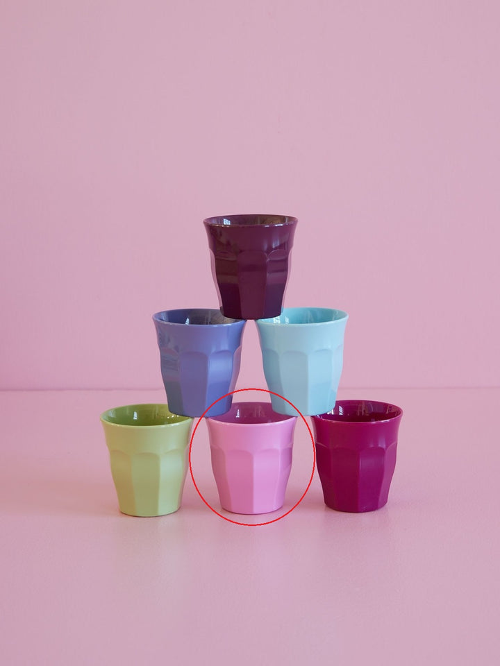 Melamine cups in various colors - small - 160 ml
