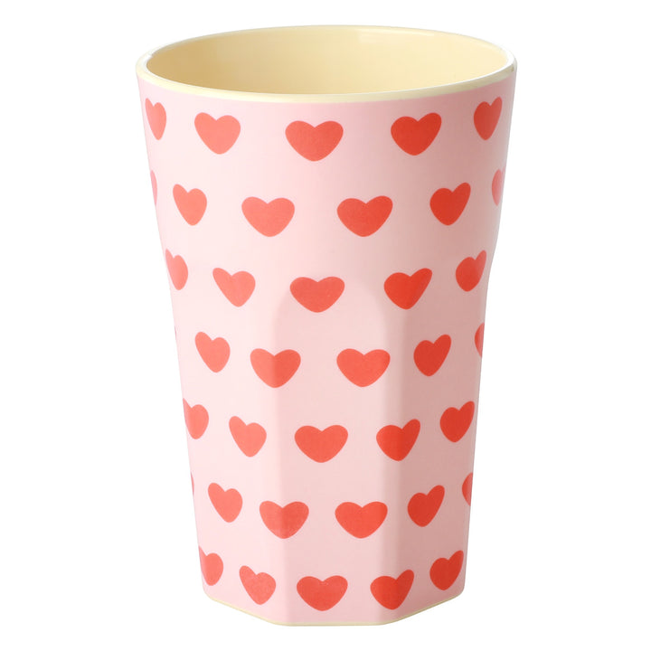 Melaminbecher mit Sweet Hearts-Aufdruck - Groß - 400 ml