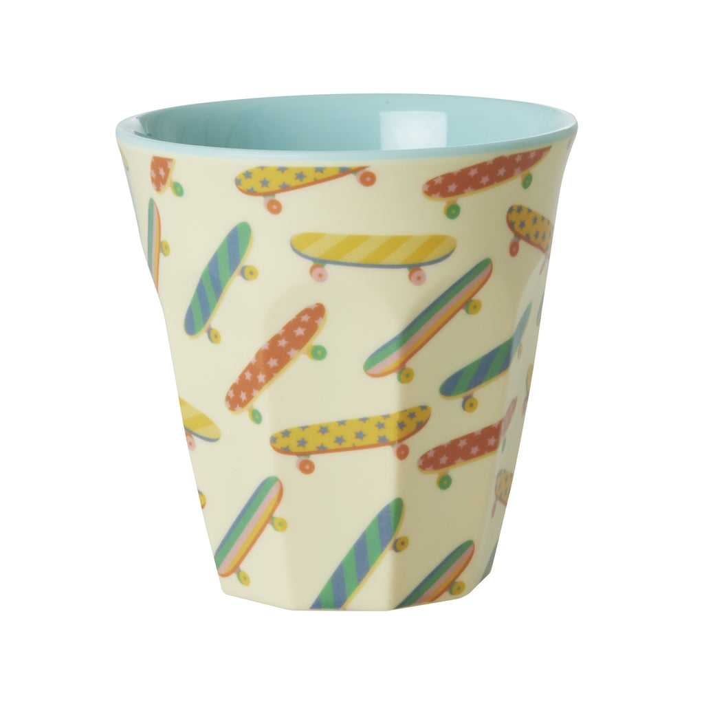 Melamine Cup with Skateboard Print – Medium – 250 ml