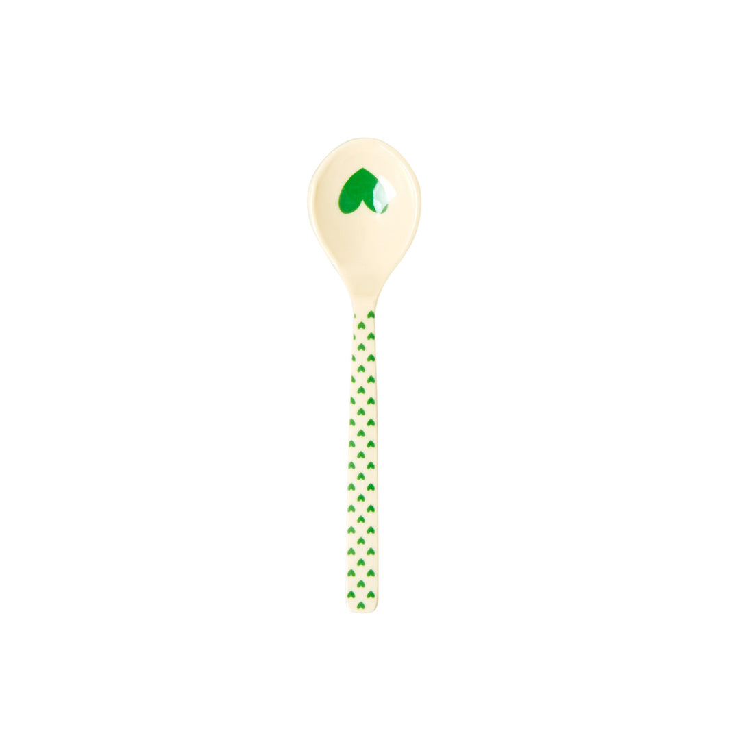 Melamine Teaspoon - Heart Print