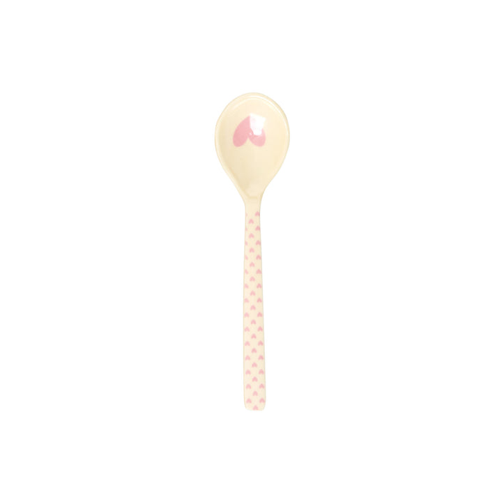 Melamine Teaspoon - Heart Print