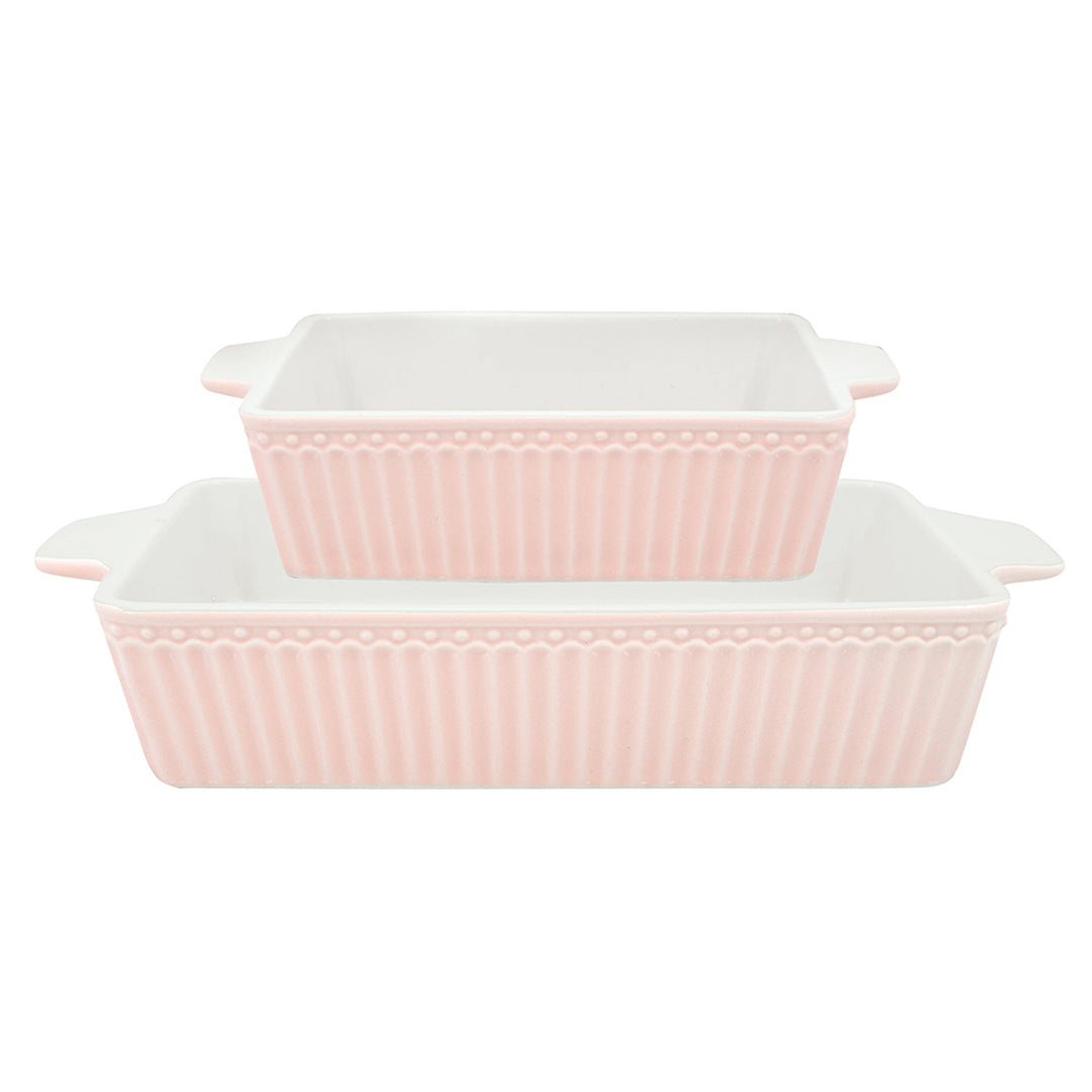 casserole dish Alice pale pink