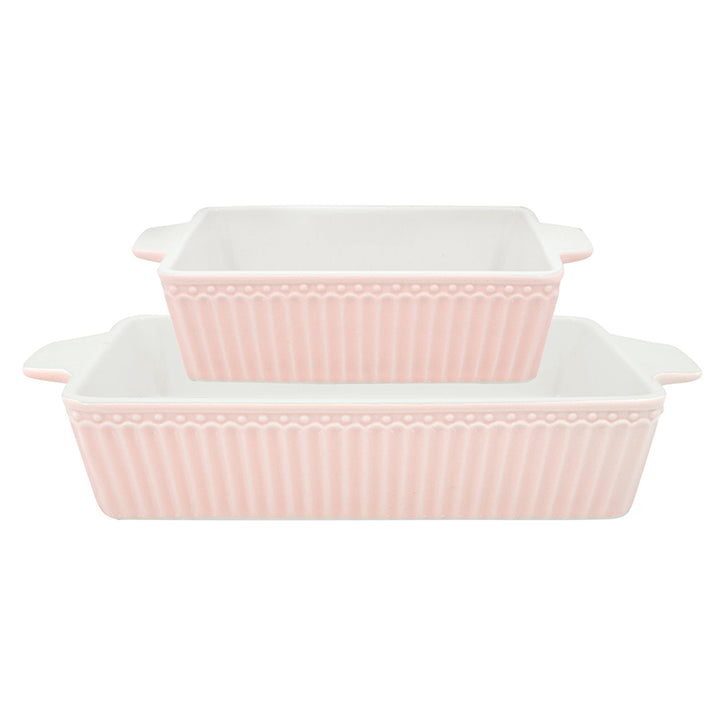 casserole dish Alice pale pink