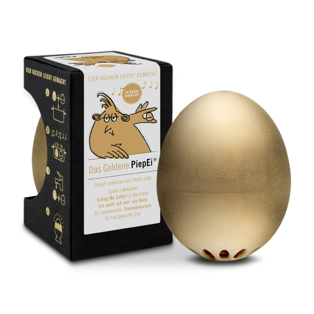 The Golden PiepEgg - the singing egg timer for cooking