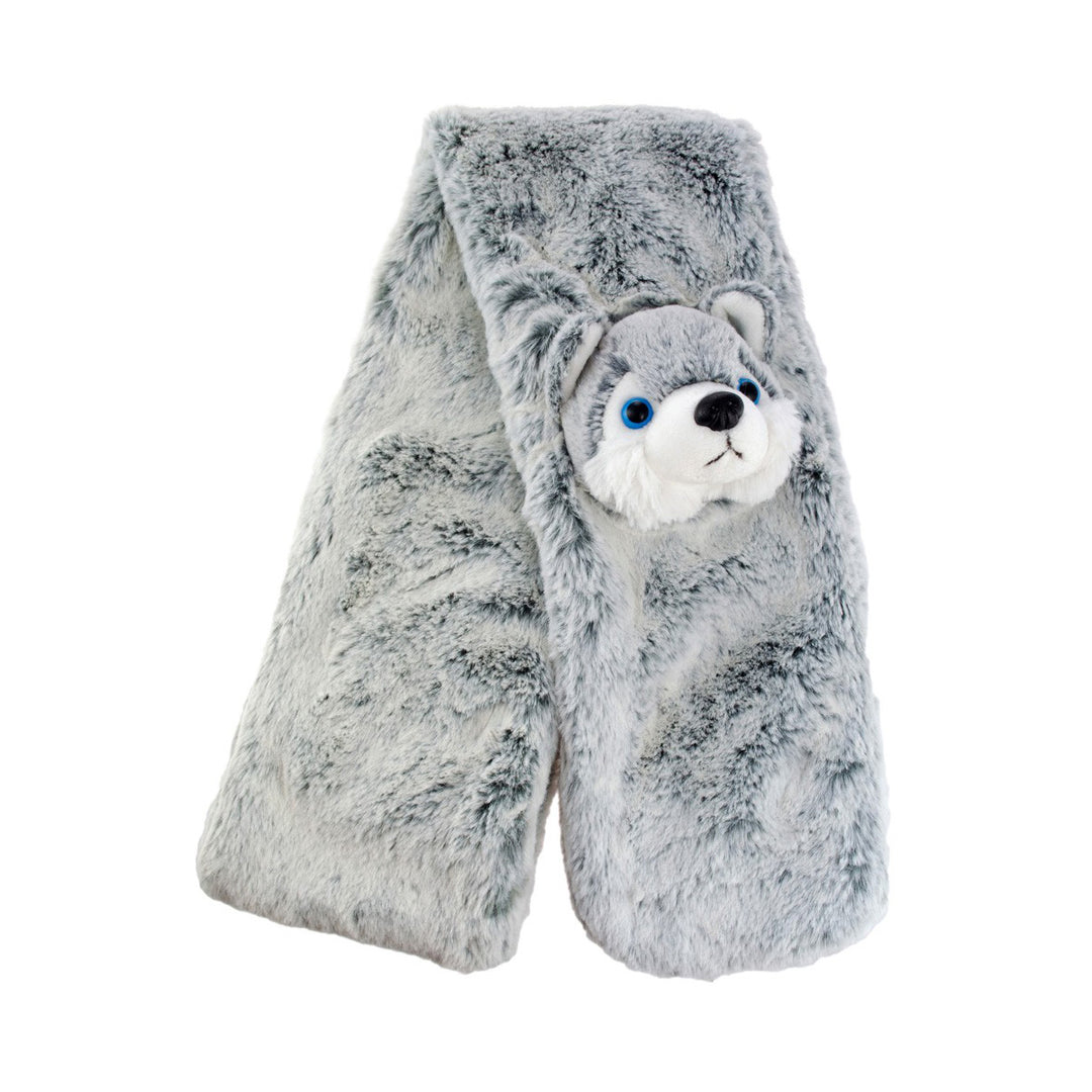 Plush Scarf Children Husky