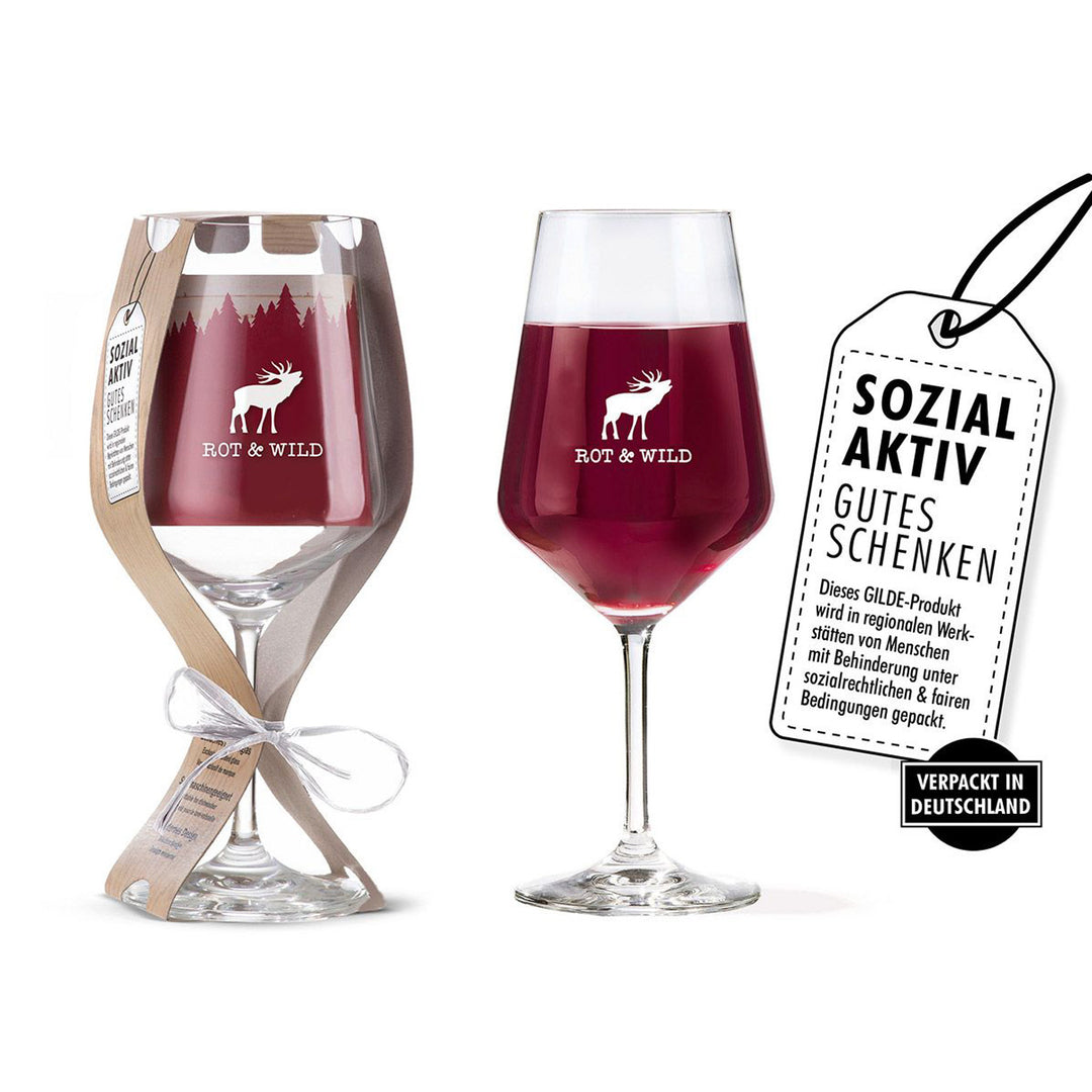 wine glass "Red & Wild"