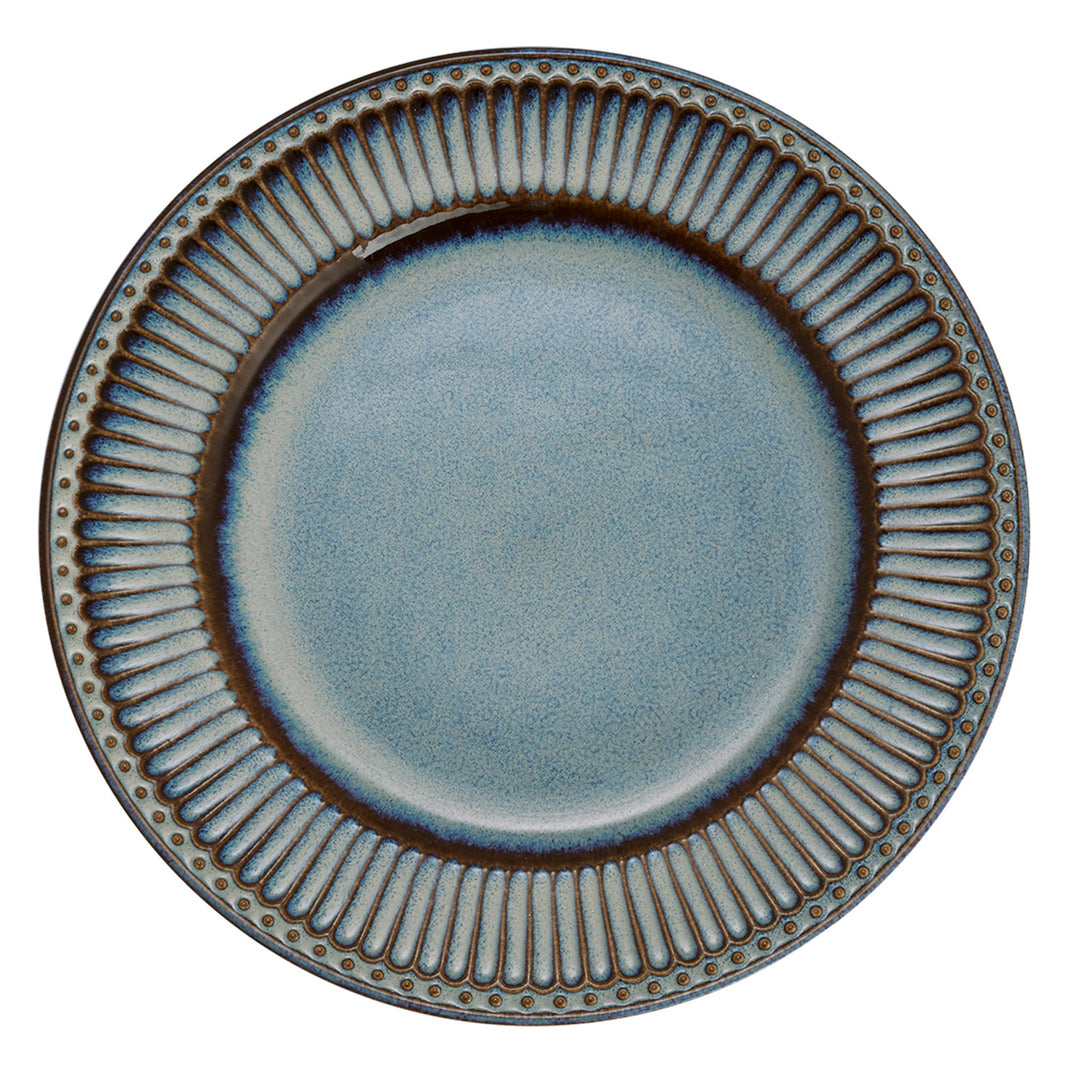 Speiseteller Alice oyster blue