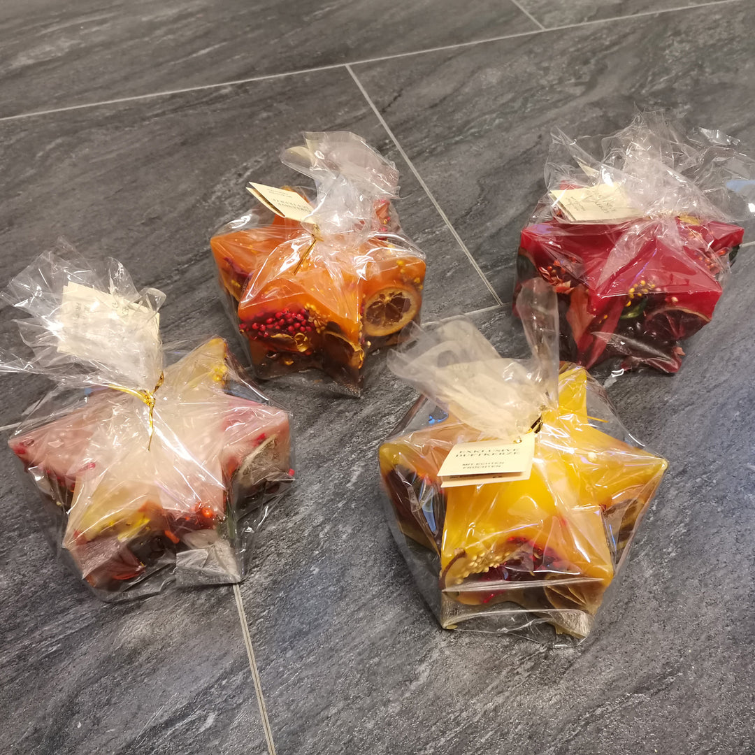Scented candle with real fruits - Star