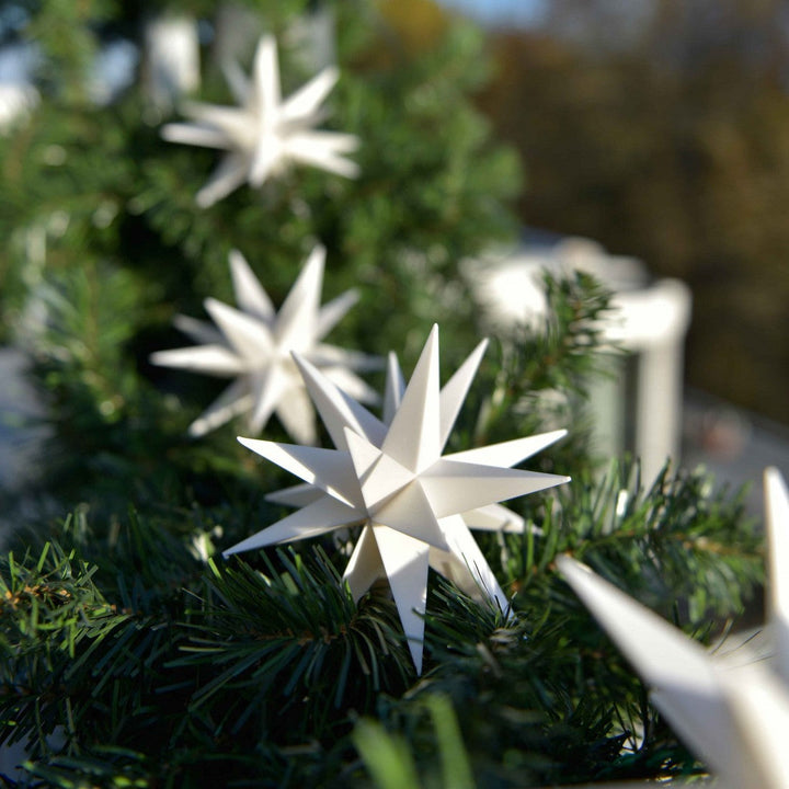 LED light chain stars large suitable for indoor and outdoor use