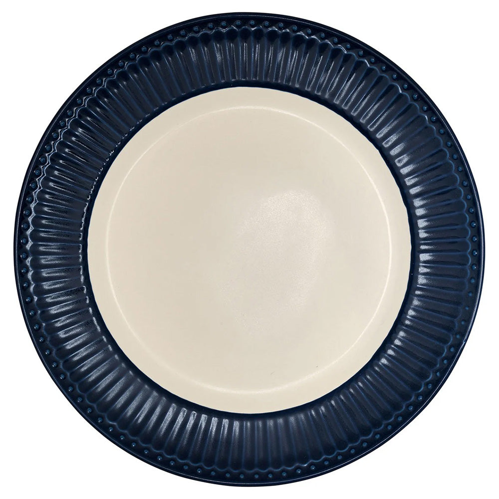 dinner plate Alice dark blue