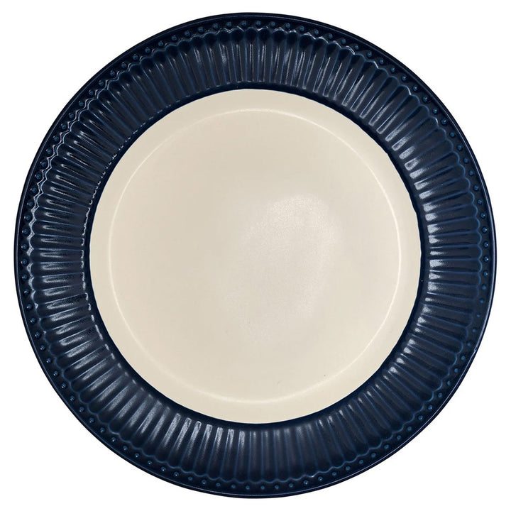 dinner plate Alice dark blue