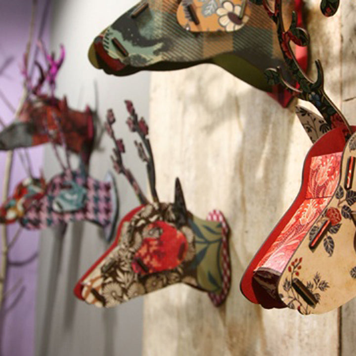 Deer Head Small - Flower Blow Up