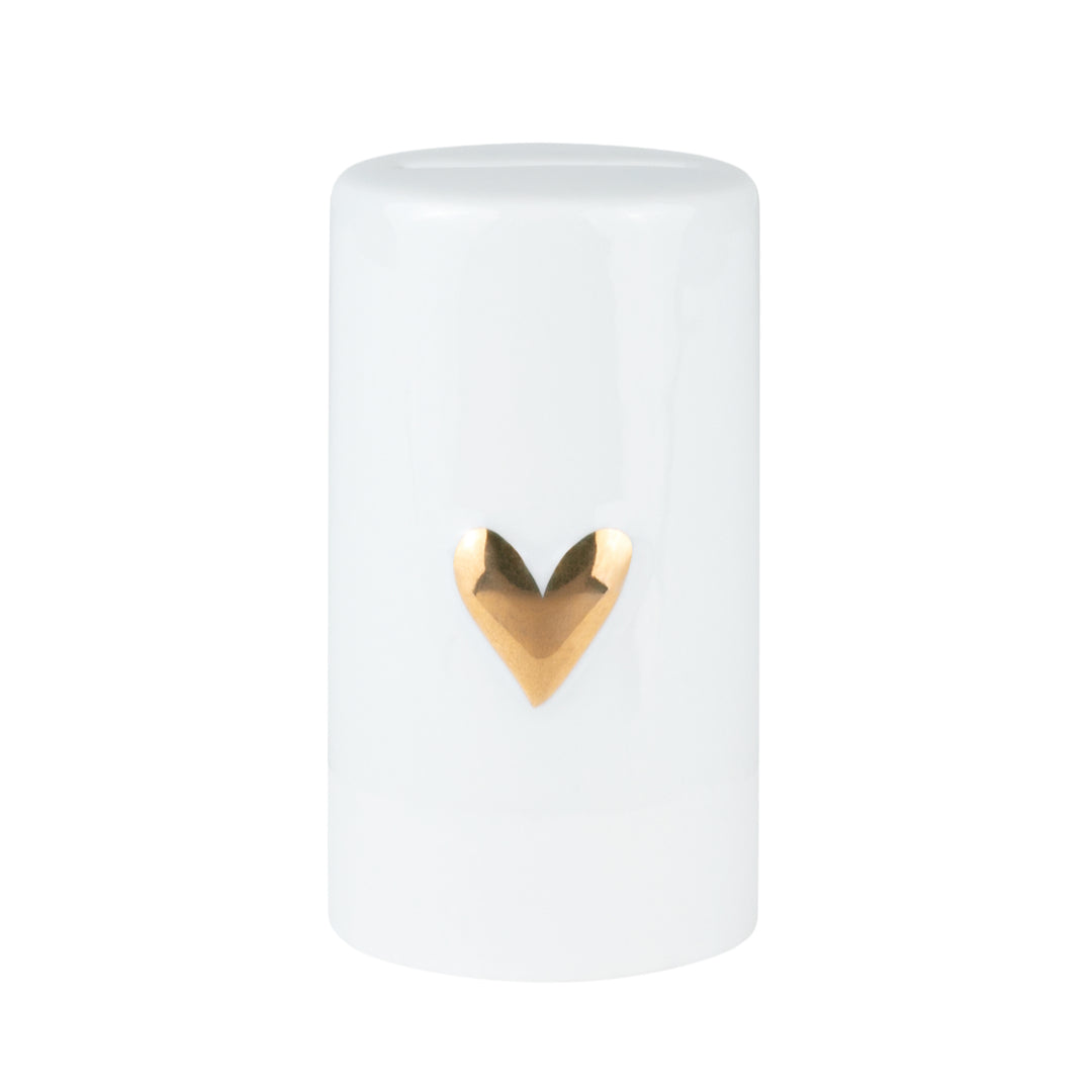 Geldsegen Spardose  "Herz"