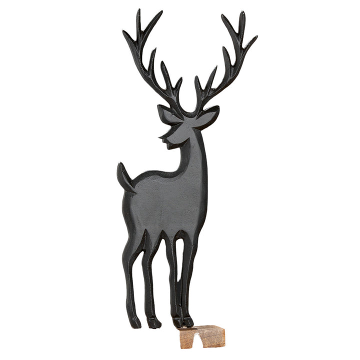 Aluminium Hirsch auf Sockel