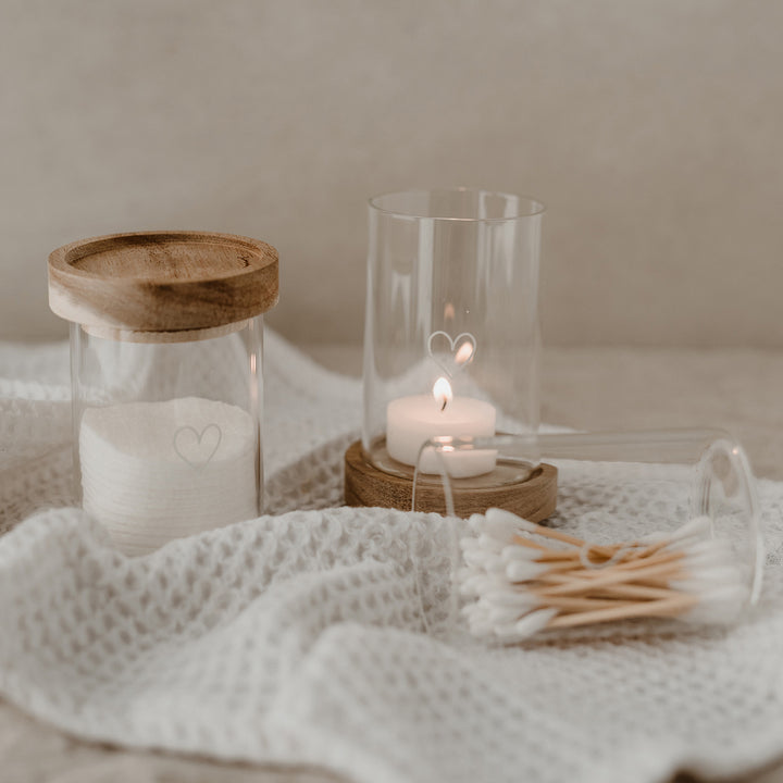 Mini storage jar - heart | 1 pc.